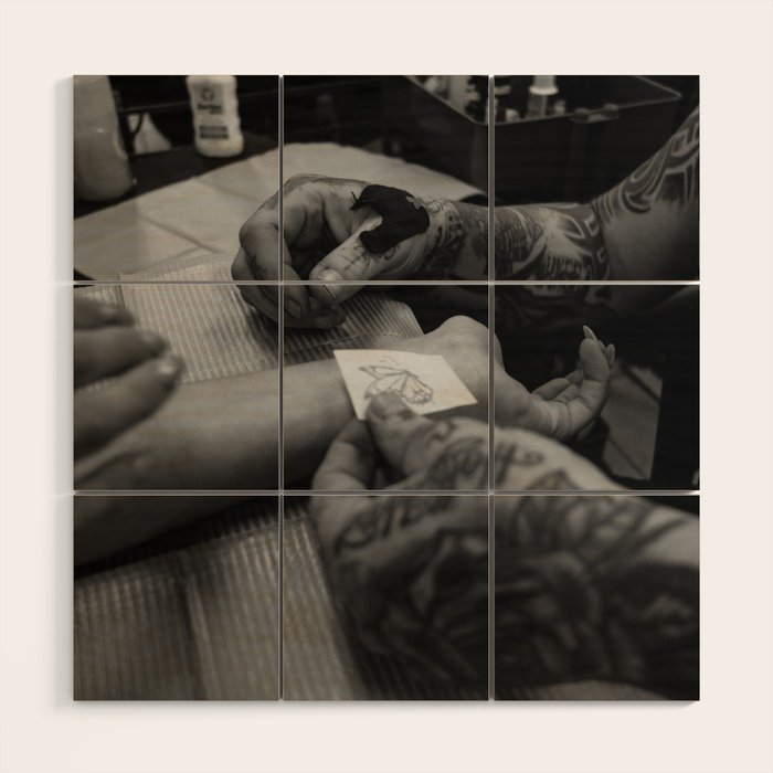 Tattoo's In Venice Wood Wall Art Gallery Image 1
