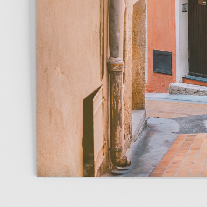 Menton street | Pastel Côte d'Azur travel photography print Poster Gallery Image 3