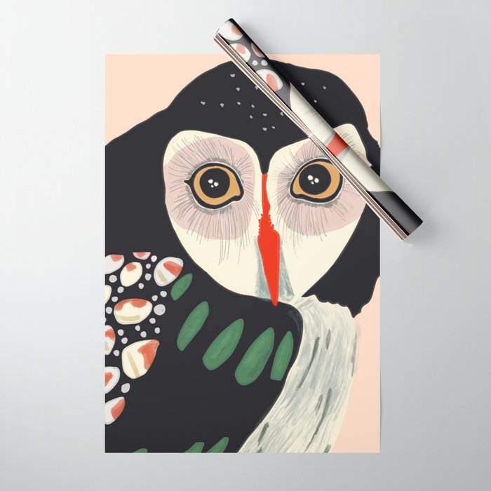 Night Guardian Wrapping Paper Gallery Image 1