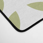 Scandinavian Mid Century Pattern Green Desk Mat Gallery Image 4