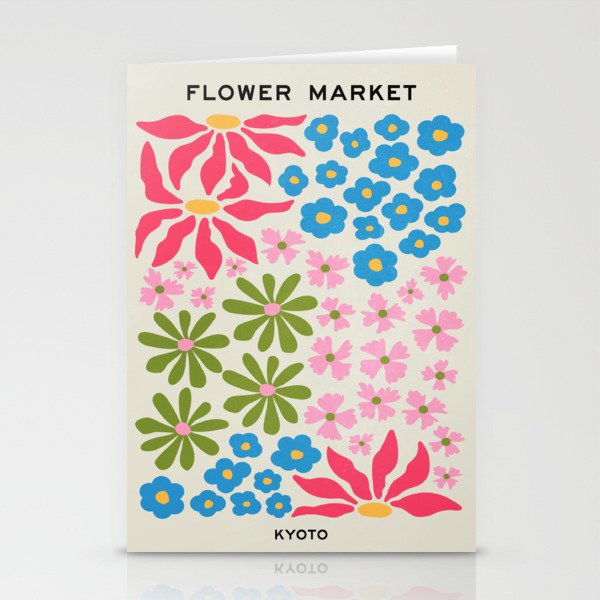 Flower Market 02: Kyoto Stationery Card Gallery Image 1