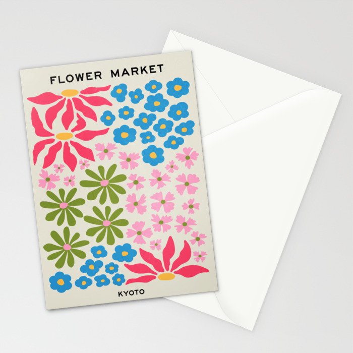 Flower Market 02: Kyoto Stationery Card Gallery Image 2