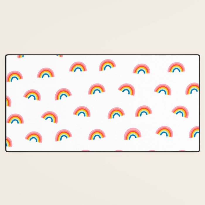 Happy Rainbow Desk Mat Gallery Image 3