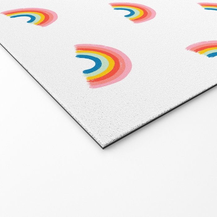 Happy Rainbow Welcome Mat Gallery Image 2