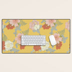 Bonjour in Yellow Desk Mat Gallery Image 1