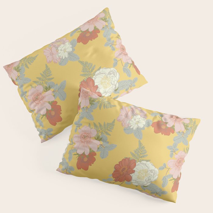 Bonjour in Yellow Pillow Sham Gallery Image 3