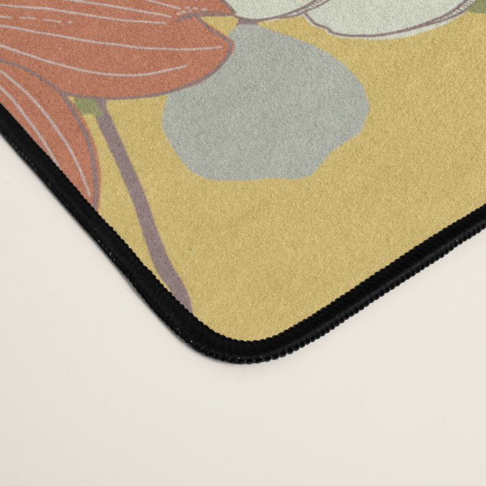 Bonjour in Yellow Desk Mat Gallery Image 4
