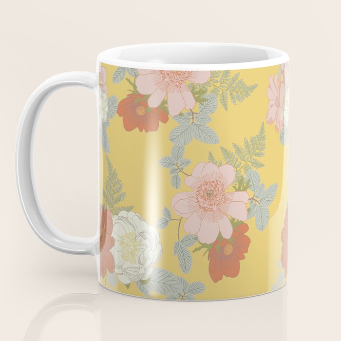 Bonjour in Yellow Coffee Mug Gallery Image 3