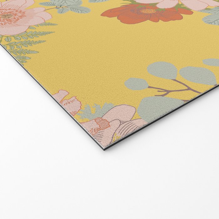 Bonjour in Yellow Welcome Mat Gallery Image 2