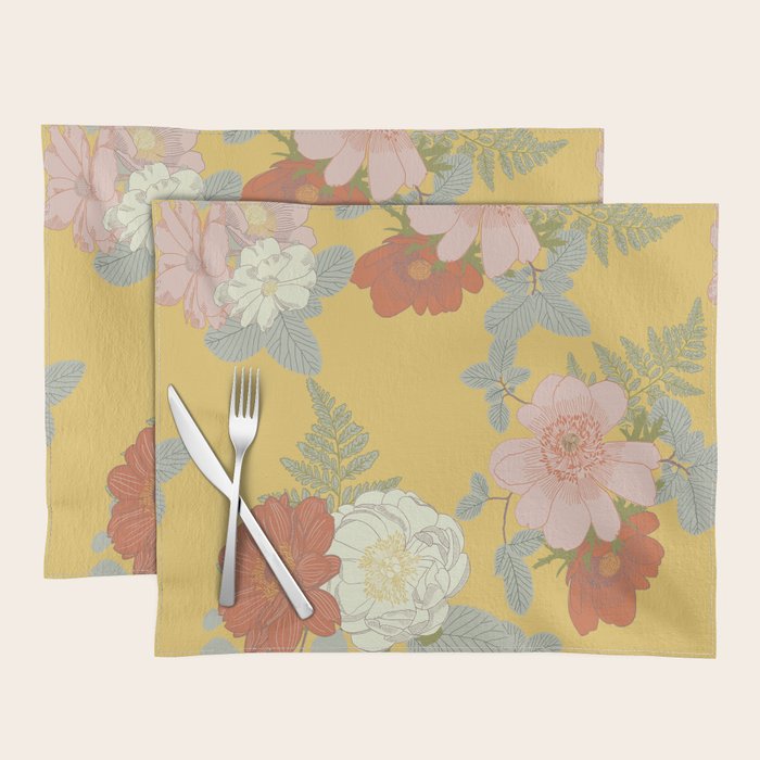 Bonjour in Yellow Placemat Gallery Image 1