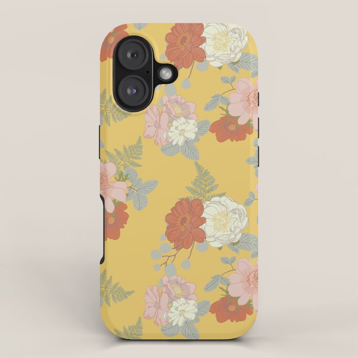 Bonjour in Yellow iPhone Case Gallery Image 1