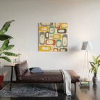 Mid Century Modern Shapes 02 #society6 #buyart Wood Wall Art Gallery Image 2