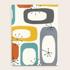 Mid Century Modern Shapes 02 #society6 #buyart Notebook Gallery Image 4