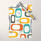 Mid Century Modern Shapes 02 #society6 #buyart Wrapping Paper Gallery Image 1