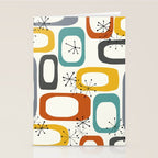 Mid Century Modern Shapes 02 #society6 #buyart Stationery Card Gallery Image 2