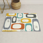 Mid Century Modern Shapes 02 #society6 #buyart Rug Gallery Image 1