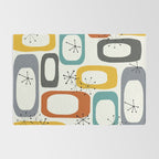Mid Century Modern Shapes 02 #society6 #buyart Rug Gallery Image 2