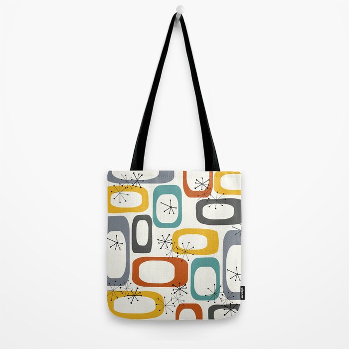 Mid Century Modern Shapes 02 #society6 #buyart Tote Bag Gallery Image 2