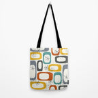Mid Century Modern Shapes 02 #society6 #buyart Tote Bag Gallery Image 2