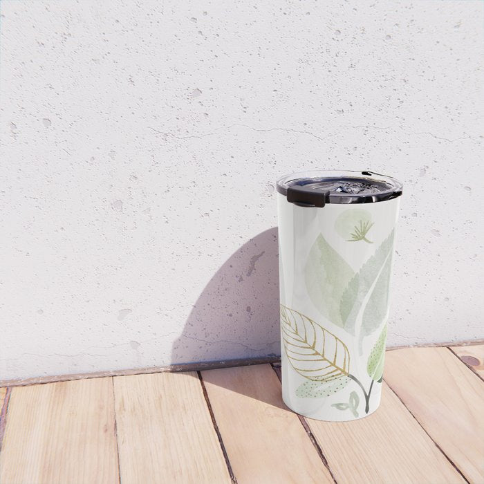 Forest Bouquet II Botanical Shapes Travel Mug Gallery Image 4
