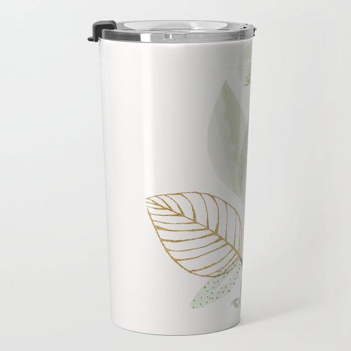 Forest Bouquet II Botanical Shapes Travel Mug Gallery Image 3
