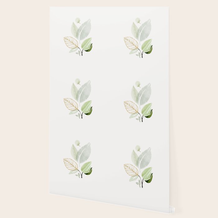 Forest Bouquet II Botanical Shapes Wallpaper Gallery Image 2