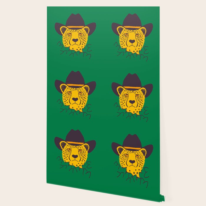 Leafy Cowgirl Cheetah Wallpaper Gallery Image 2