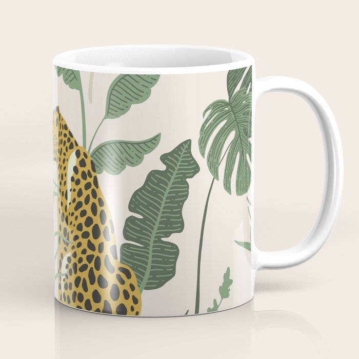Kahlo Cheetah Prints Coffee Mug Gallery Image 1