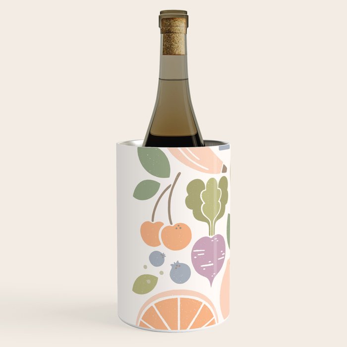 Fruits and Veggies 2025 Calendar Pastel Wine Chiller Gallery Image 2
