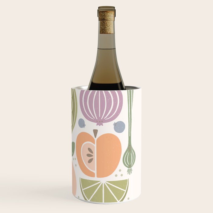 Fruits and Veggies 2025 Calendar Pastel Wine Chiller Gallery Image 3