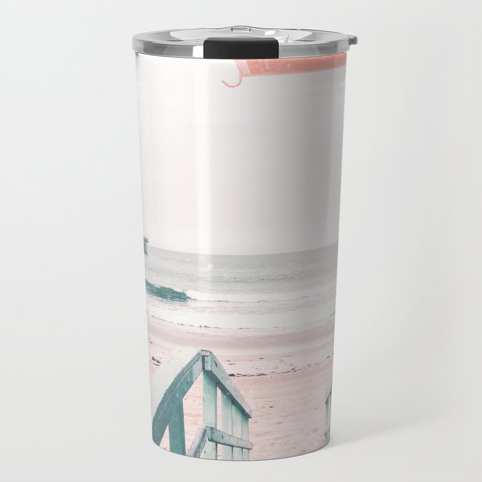 Lifeguard Tower California Beach Life Travel Mug Gallery Image 1