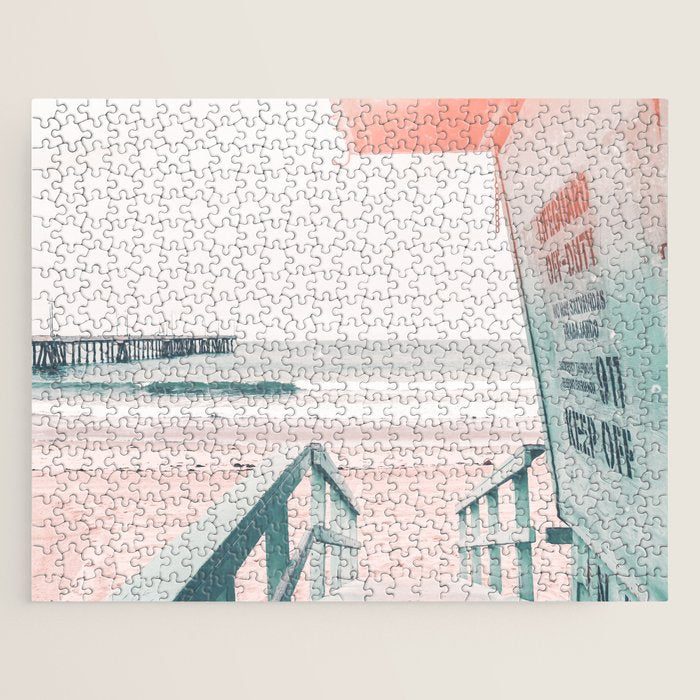 Lifeguard Tower California Beach Life Jigsaw Puzzle Gallery Image 1