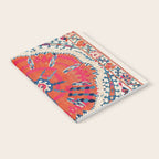 Large Medallion Suzani Bokhara Uzbekistan Embroidery Print Notebook Gallery Image 2