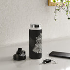 Lady with Birds(portrait) Water Bottle Gallery Image 5