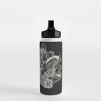 Lady with Birds(portrait) Water Bottle Gallery Image 2