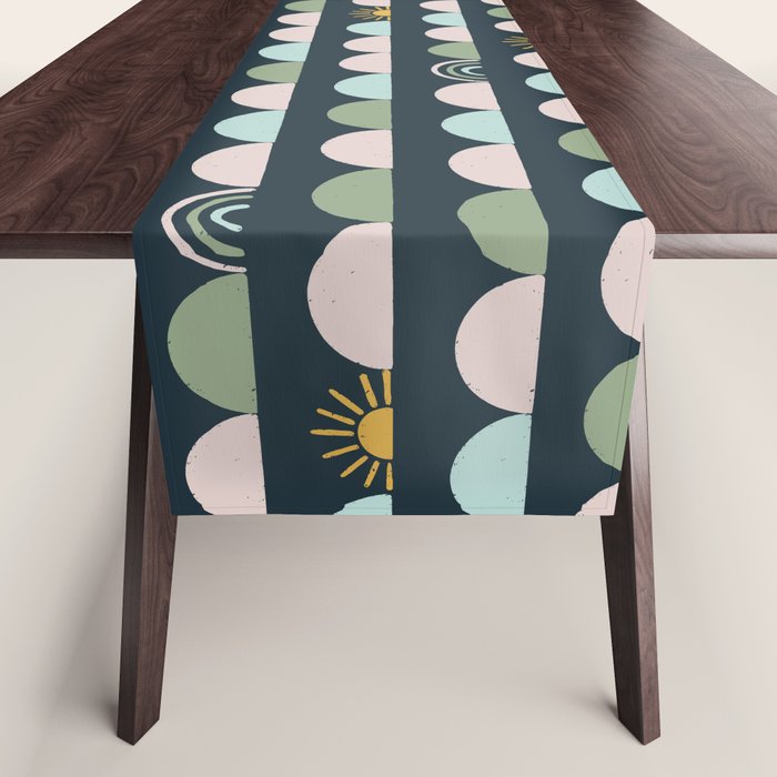 Rainbow Hillside Table Runner Gallery Image 1