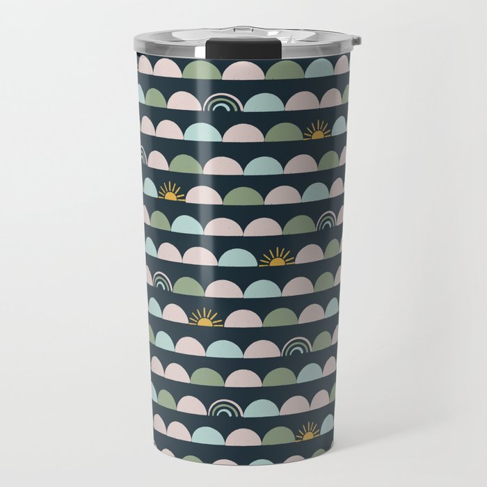 Rainbow Hillside Travel Mug Gallery Image 1