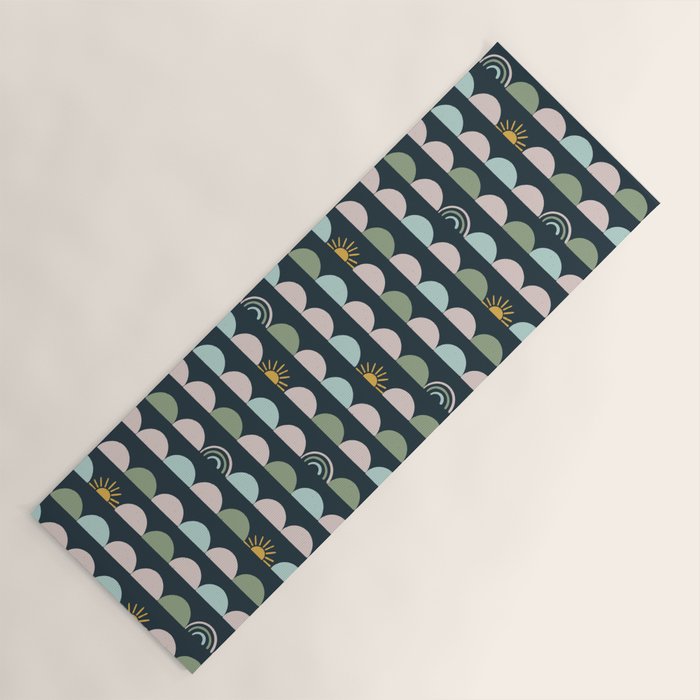 Rainbow Hillside Yoga Mat Gallery Image 1