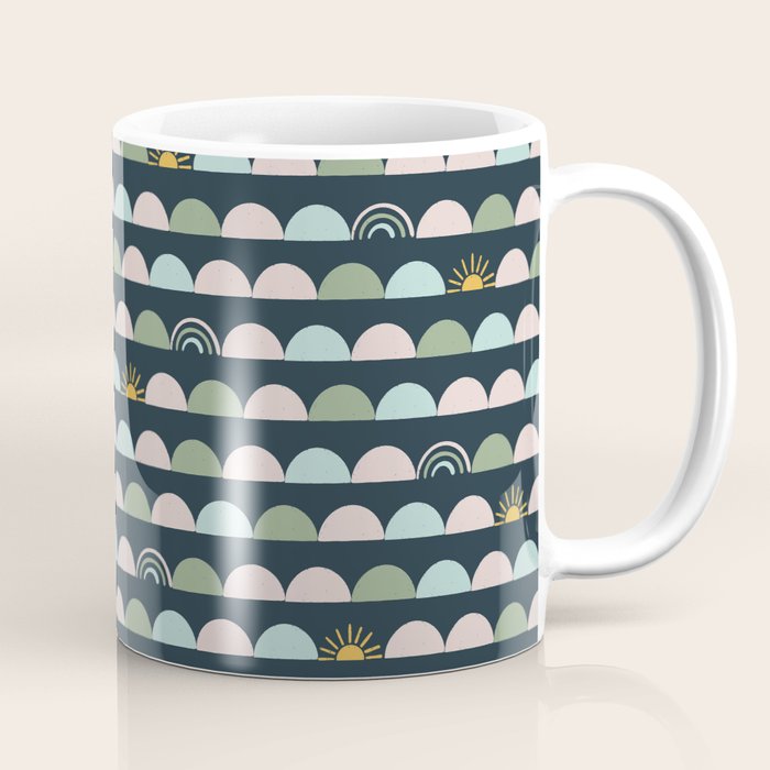 Rainbow Hillside Coffee Mug Gallery Image 1