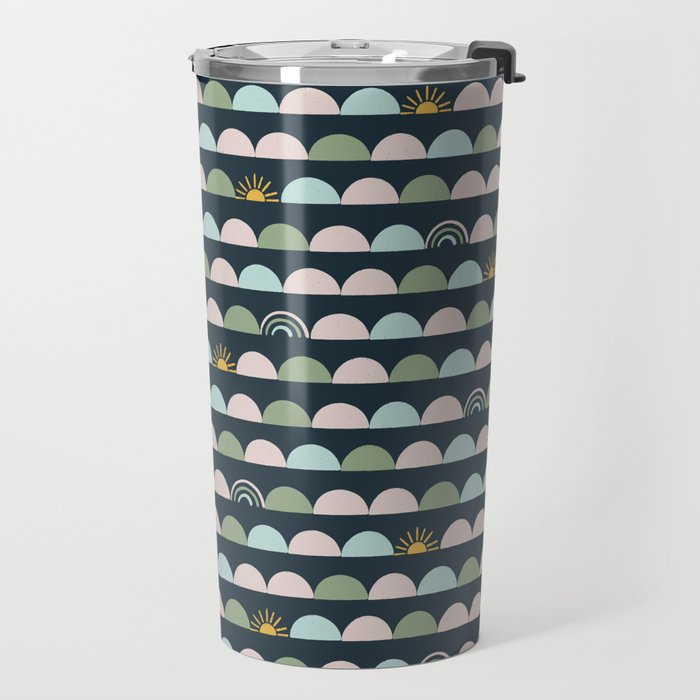 Rainbow Hillside Travel Mug Gallery Image 2
