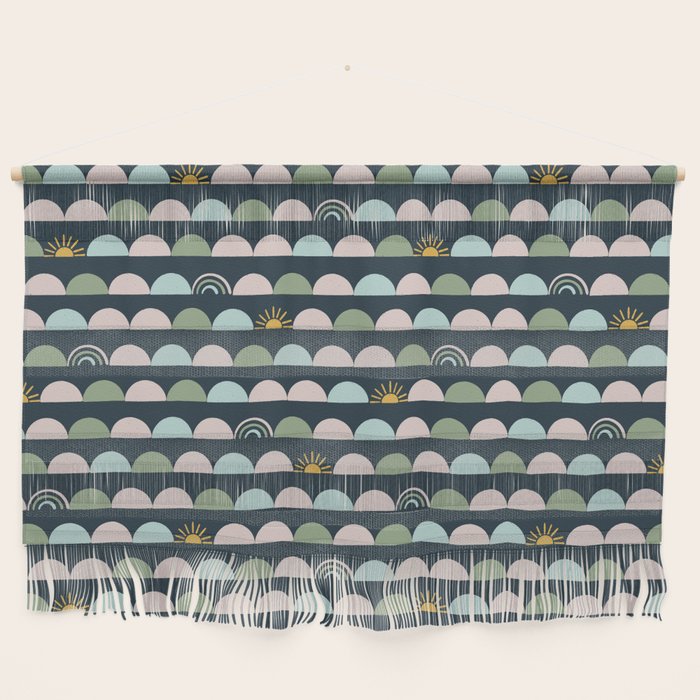 Rainbow Hillside Wall Hanging Gallery Image 1