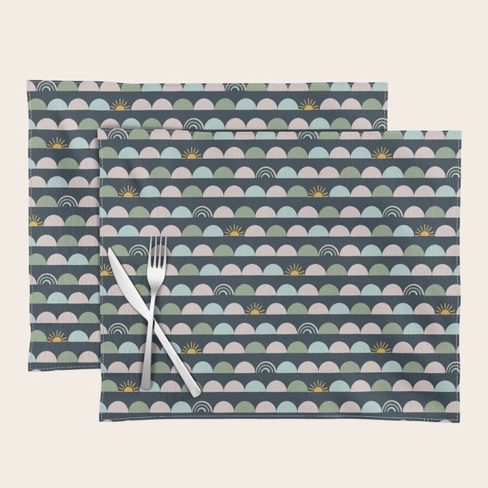 Rainbow Hillside Placemat Gallery Image 1
