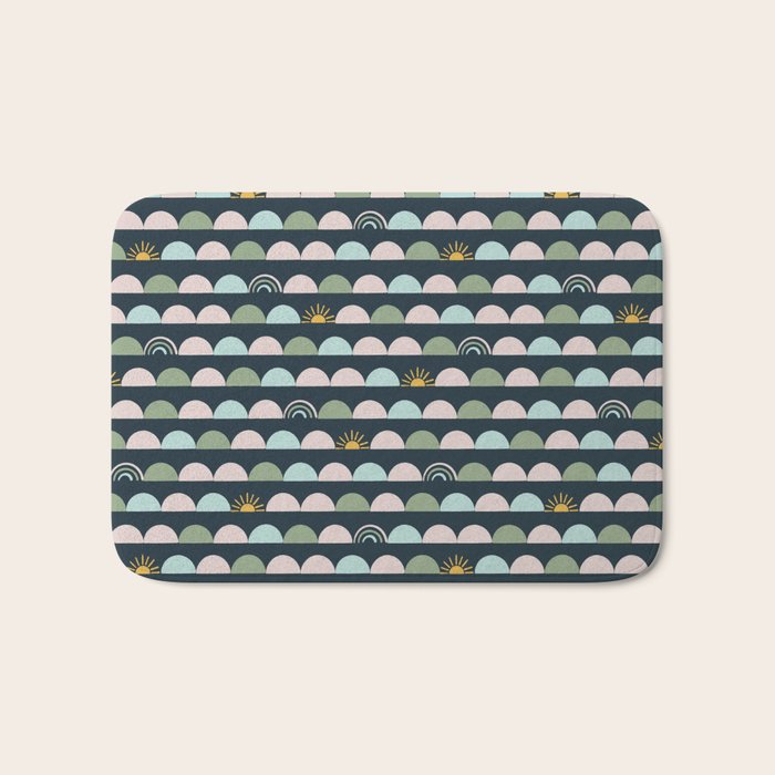 Rainbow Hillside Bath Mat Gallery Image 1
