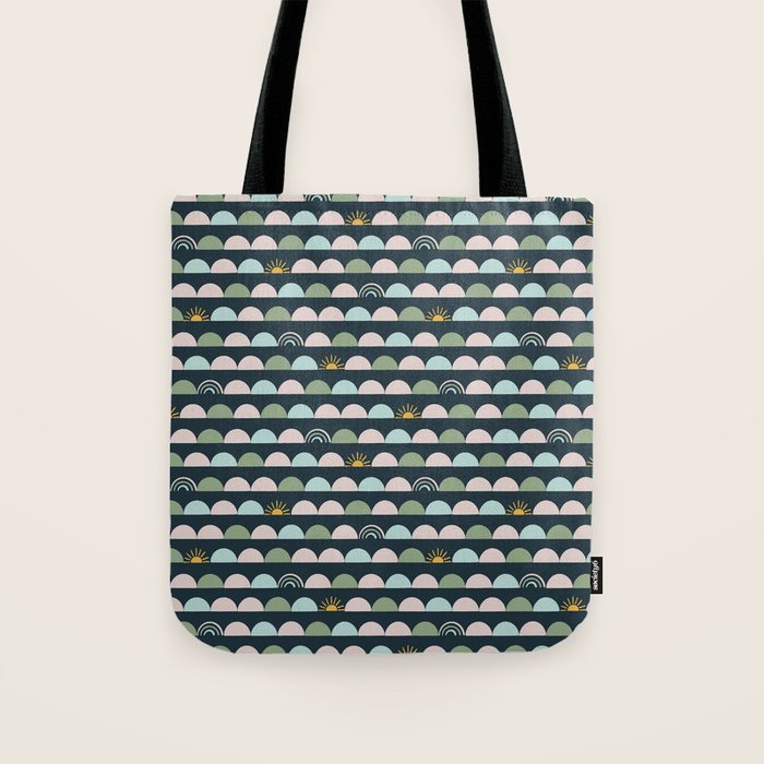 Rainbow Hillside Tote Bag Gallery Image 1