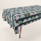 Rainbow Hillside Tablecloth Gallery Image 1