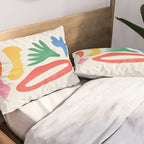 Collage I: Matisse Color Series | Mid-Century Edition Pillow Sham Gallery Image 2