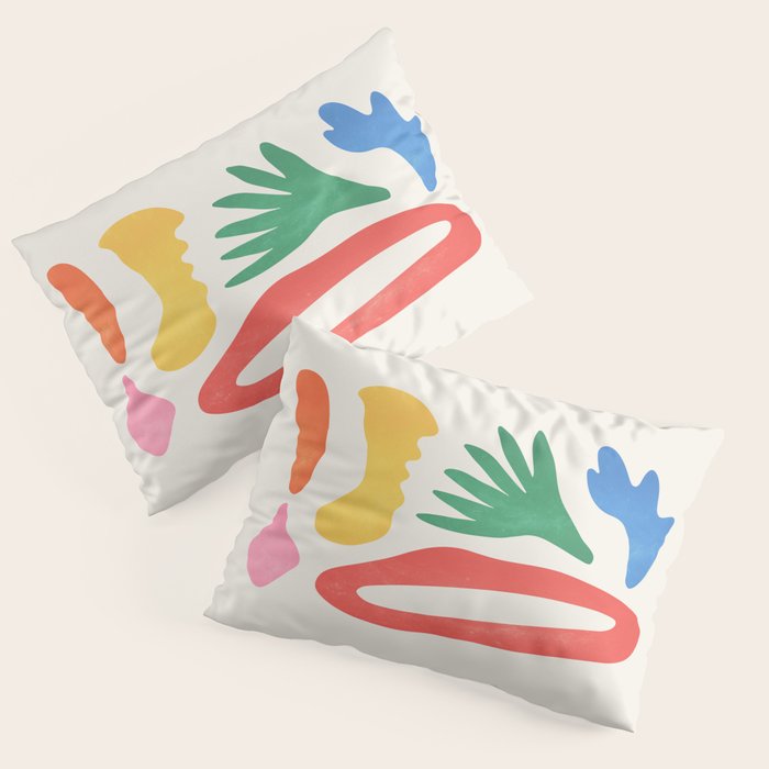 Collage I: Matisse Color Series | Mid-Century Edition Pillow Sham Gallery Image 1