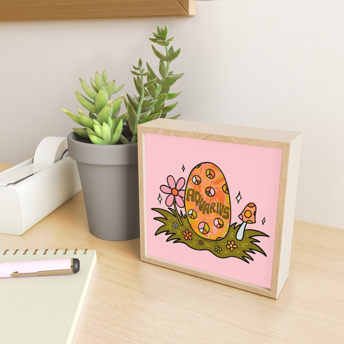Aquarius Easter Egg Mini Art Print Gallery Image 2