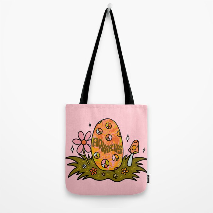 Aquarius Easter Egg Tote Bag Gallery Image 2