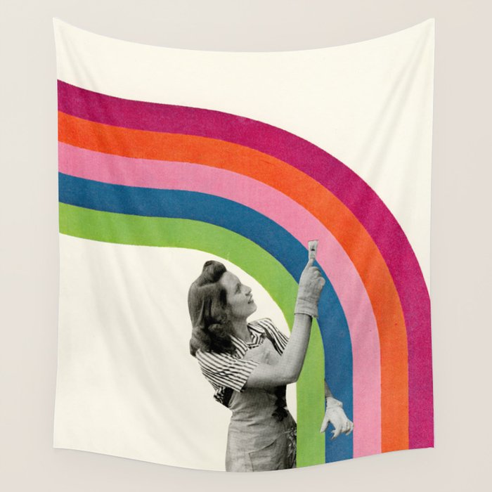 Paint a Rainbow Wall Tapestry Gallery Image 4